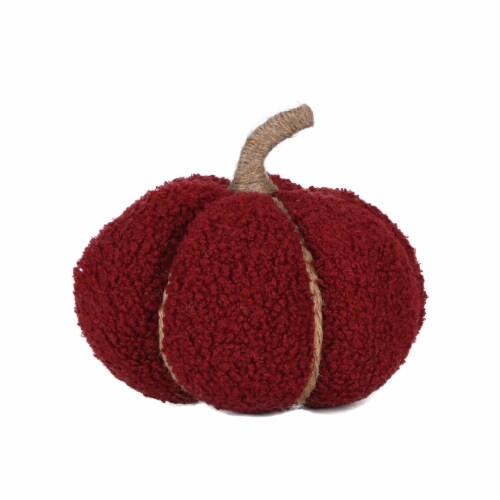 Holiday Home Fabric Pumpkin - Red Perspective: front