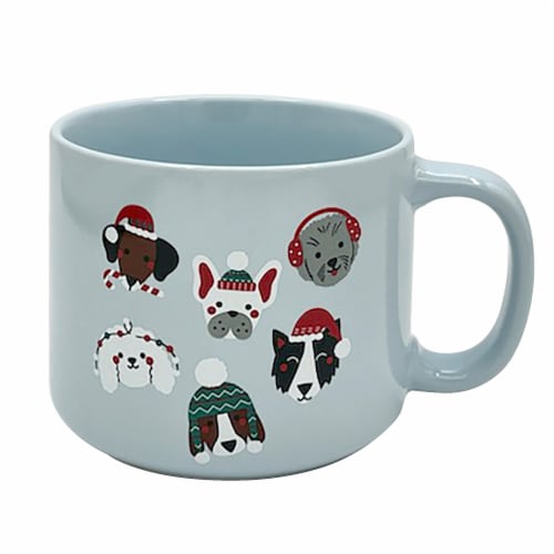 Holiday Home Ceramic Novelty Paw La La Mug Perspective: front