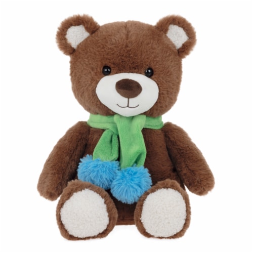Holiday Home Bear Plush - Brown Perspective: front