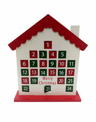 Holiday Home Advent Decor Christmas House Perspective: front