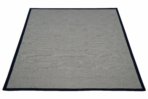 HD Designs Outdoors Solid Jet Black Rug Perspective: front