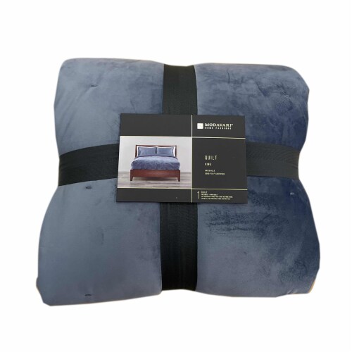 Modavari® Home Fashions Bedding Quilt - Blue Perspective: front