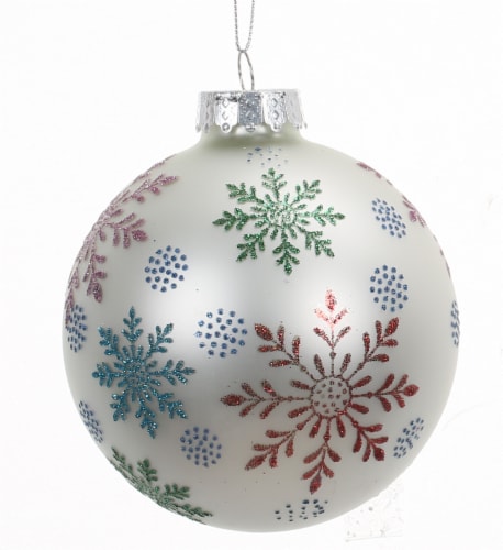 Holiday Home Snowflake Christmas Ornament Holiday Décor Perspective: front