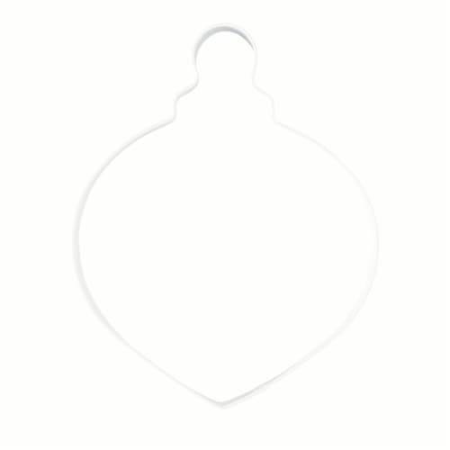 Holiday Home Ornament Cookie Cutter Perspective: front