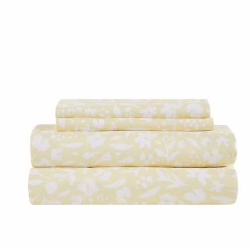 Everyday Living®  Microfiber Dainty Flowers Sheet Set Perspective: front