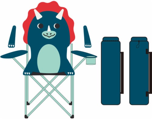 Glacier's Edge® Dinosaur Youth Chair Perspective: front