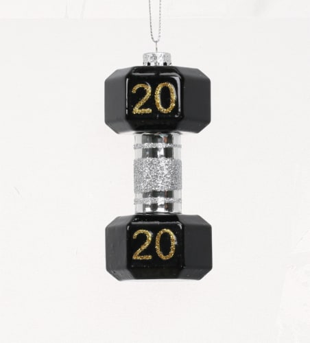 Holiday Home Dumbbell Ornament Perspective: front
