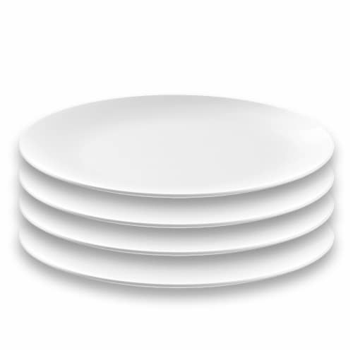 Everyday Living Poly Pro Dinner Plate - White Perspective: front