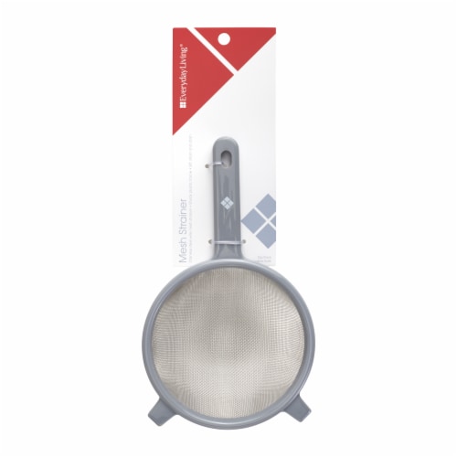 Rosle Stainless Steel Round Handle Fine Mesh Kitchen Strainer, 9.4-inch, 1  ea - Fry's Food Stores