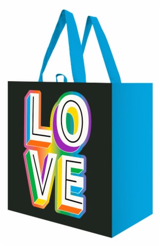 Earthwise Love Price Reusable Tote Bag Perspective: front