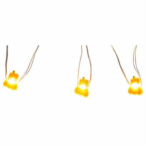 Holiday Home LED Harvest Gourds Light Set Perspective: front
