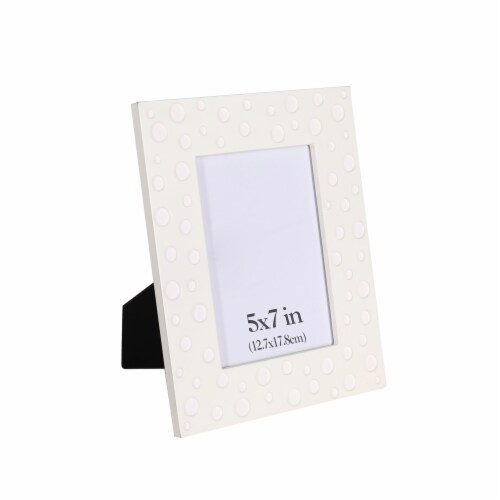 Holiday Home 5x7 Gray Wooden Photo Frame Perspective: front
