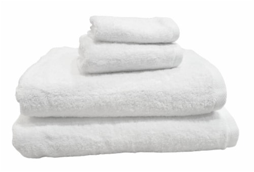 HD Designs Antimicrobial Hand Towel - White Perspective: front