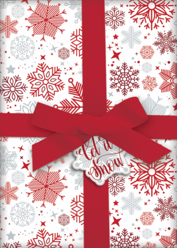 Holiday Home Elegant Large Rectangle Gift Box Perspective: front