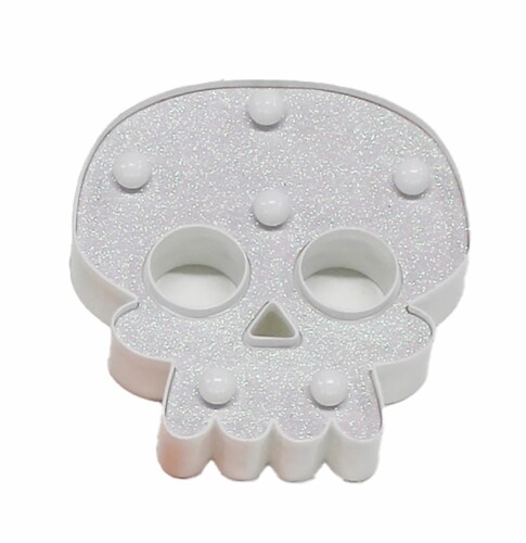 Holiday Home Light Up Skull Decor Perspective: front
