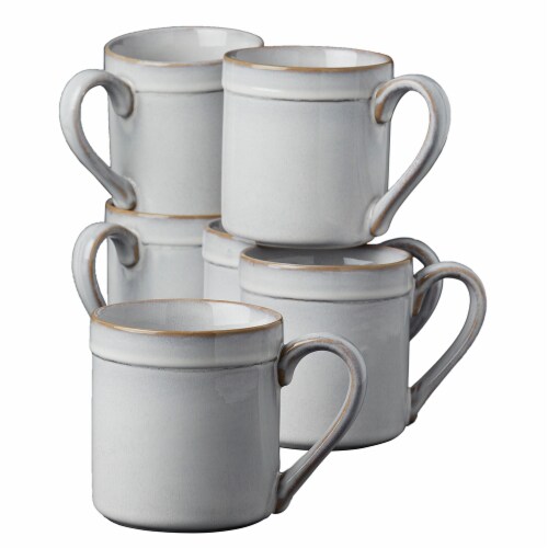 Dash of That Essentials Ivory Mugs - Set of 6 Perspective: front