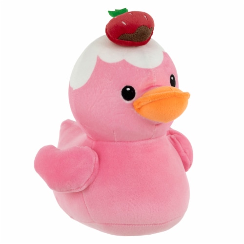 Holiday Home 8 Inch Light Pink Duck Plush Perspective: front