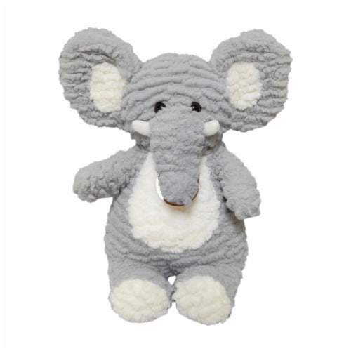 Holiday Home Soft Textured Plush Elephant Perspective: front