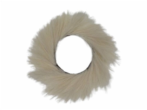 SDS for HD Designs 24-Inch Pampas Grass Wreath - Cream Perspective: front