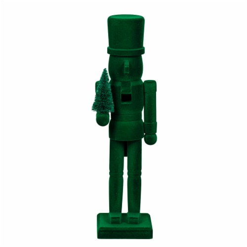 Holiday Nutcracker Queen - Glitter Green Perspective: front