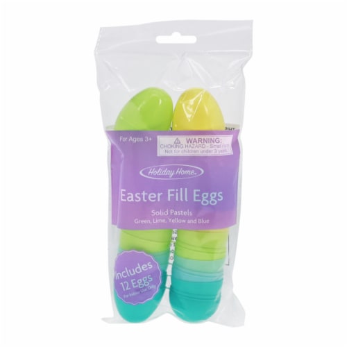 Holiday Home Solid Cool Pastel Easter Fill Eggs Perspective: front