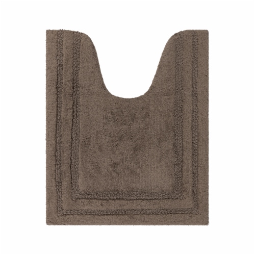 Modavari Turkish Contour Bath Mat - Falcon Perspective: front