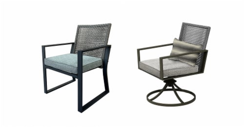 HD Designs Outdoors Adina Dining Chairs Perspective: front