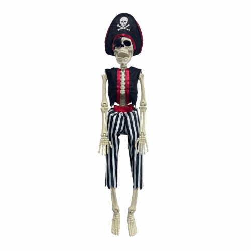Holiday Home Skeleton Pirate Decor Perspective: front