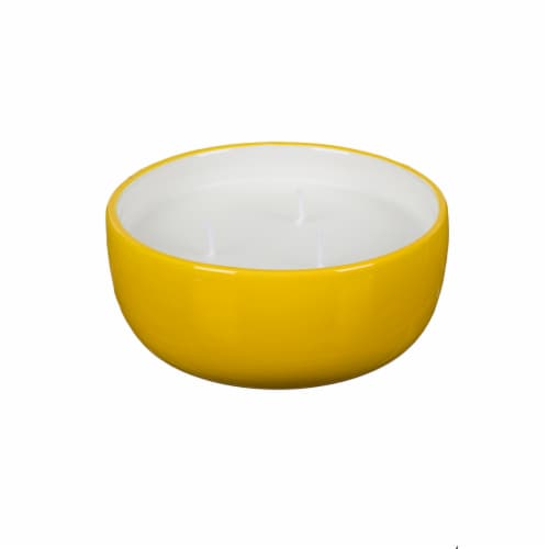 Everyday Living Citronella Bowl - Yellow Perspective: front
