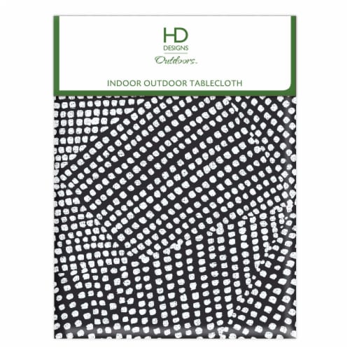 HD Designs Indoor Outdoor Tablecloth Perspective: front