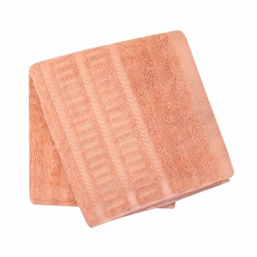 HD Signature Texture Hand Towel - Rose Dawn Perspective: front