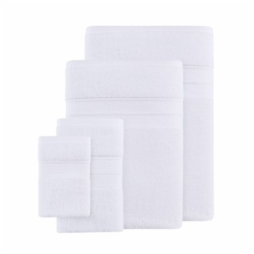 Modavari Turkish Bath Towel - White Perspective: front