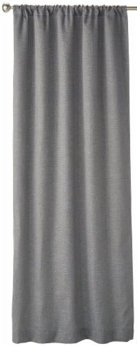 Everyday Living® Carsten Single Room Darkening Window Panel - Gray Perspective: front