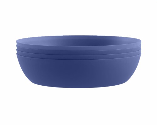HD Designs Outdoors Summer Dinner Bowl - Sodalite Blue Perspective: front