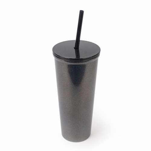 HD Designs Outdoors Summer Stainless Steel Tumbler - Iridescent Black Perspective: front