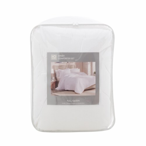 HD Designs Jersey Comforter Set - White Perspective: front