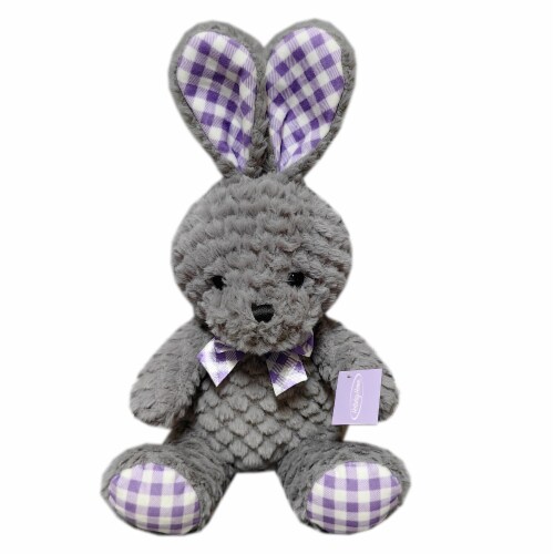 Holiday Home Bunny with Bow - Grey Perspective: front