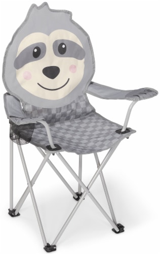 Glacier's Edge Dunksloth Youth Camp Chair Perspective: front