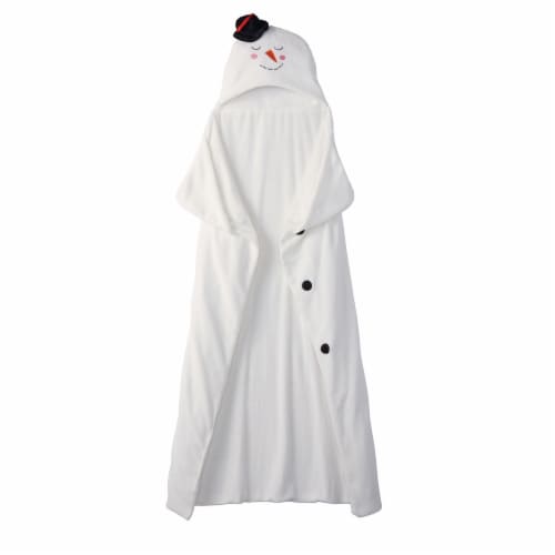 Holiday Home Hooded Throw - Snowman Perspective: front