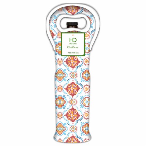 HD Designs Outdoors™ Peppa Neoprene Wine Tote Bag Perspective: front
