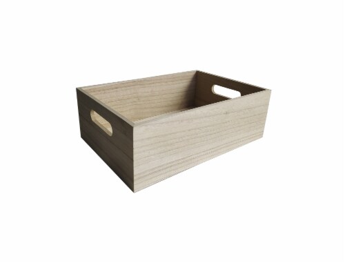 HD Designs Medium Wood Basket Perspective: front