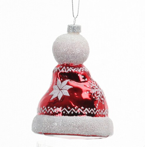 Holiday Home Red Hat Christmas Christmas Ornament Holiday Decor Perspective: front