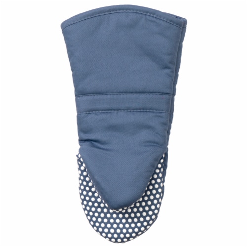 Everyday Living® Silicone Puppet Mitt - Federal Blue Perspective: front