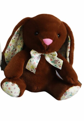 Holiday Home Brown Bunny with Ribbon Perspective: front