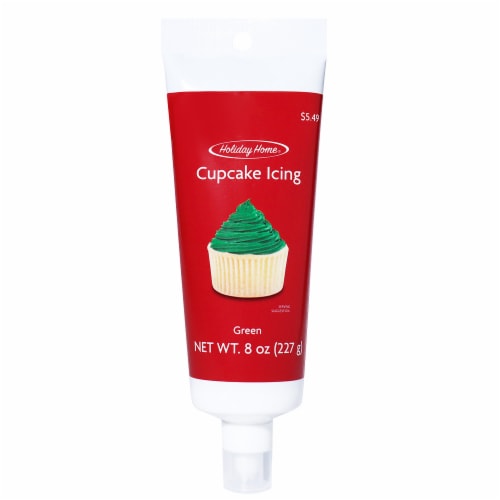 Holiday Home® Pipeable Cupcake Icing - Green Perspective: front