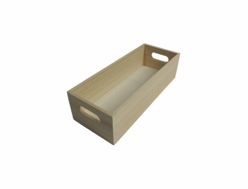 HD Designs Medium Wood Basket Perspective: front