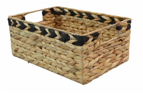 HD Designs Large Water Hyacinth Basket Perspective: front