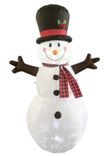 Holiday Home Project Light Snowman Perspective: front
