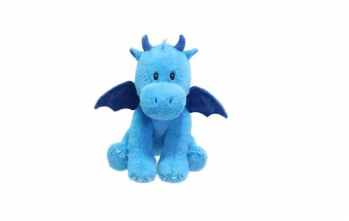 Holiday Home Dragon Plush - Blue Perspective: front