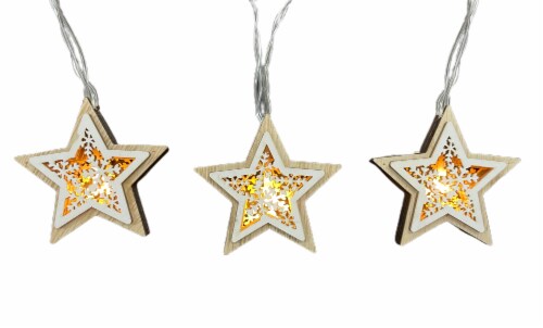 Holiday Home Party Star Christmas Lights Perspective: front